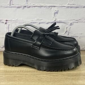 Dr. Martens Adrian Quad Mono Platform Loafers Women's 10 Men's 9 Vegan Chunky